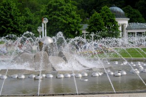Zpívající fontána - Mariánské Lázně